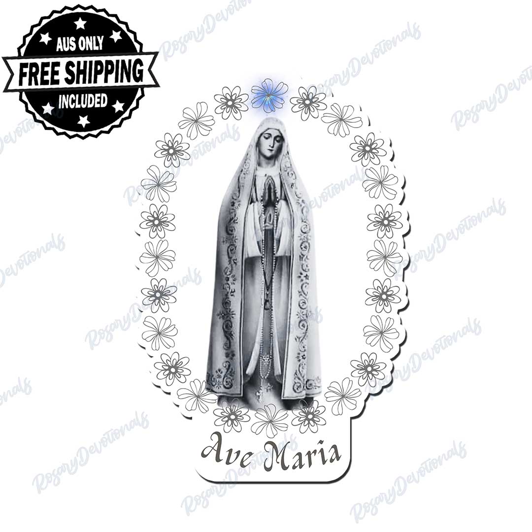 Ave Maria Vinyl Sticker