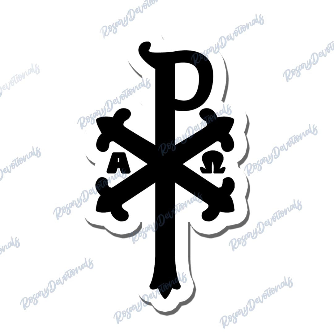 Chi Rho XP Vinyl Sticker