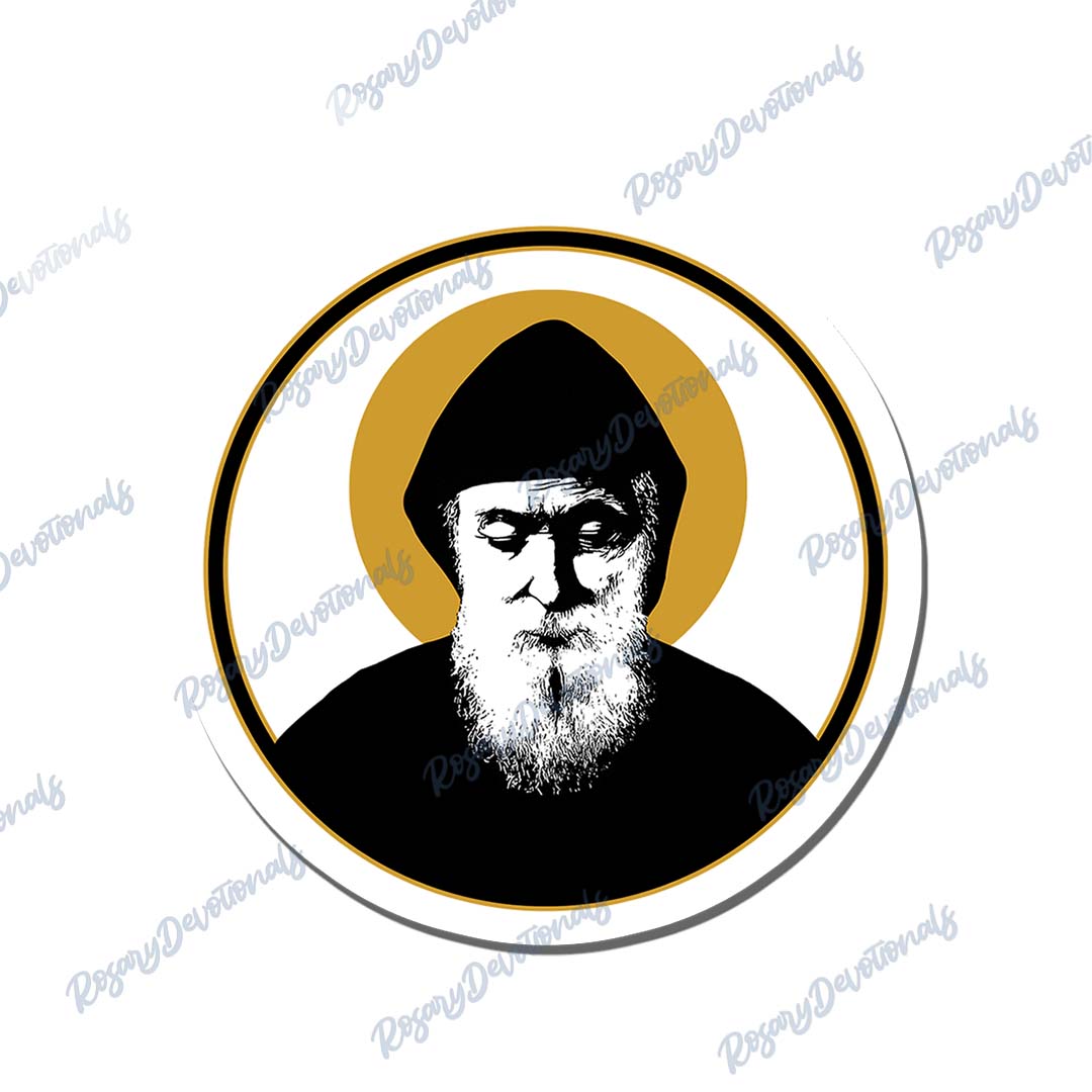 Saint Charbel Vinyl Sticker
