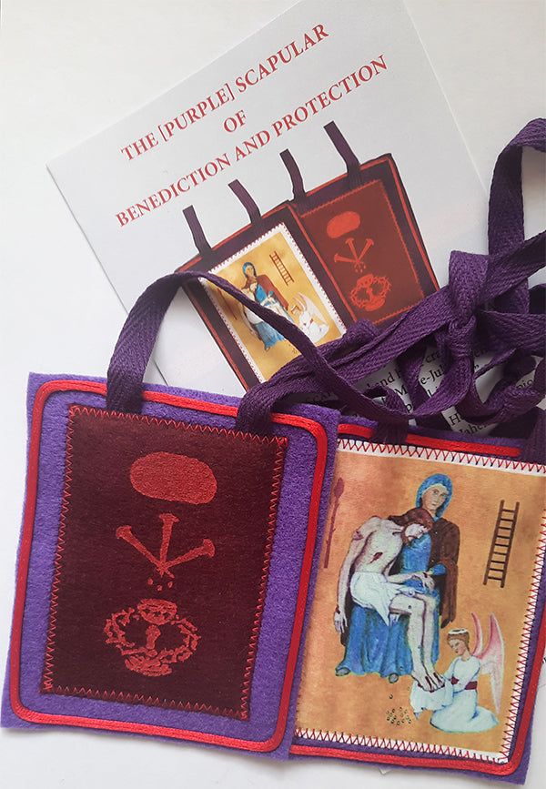 Purple Scapular of Benediction and Protection, Prophecy of Marie Julie Jahenny, Scapular of Protection.