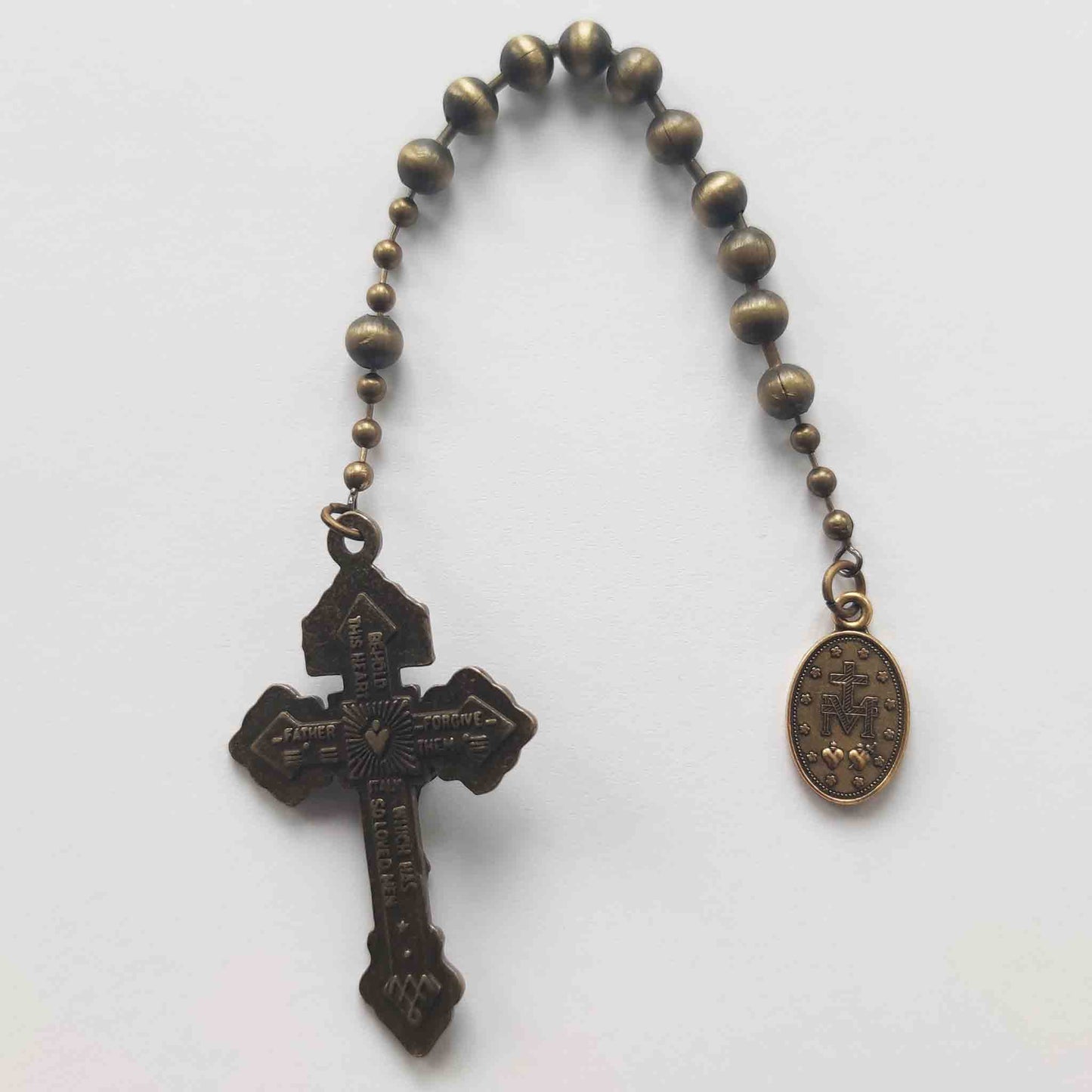WW1 Metal Bronze One Decade Combat Battle Rosary