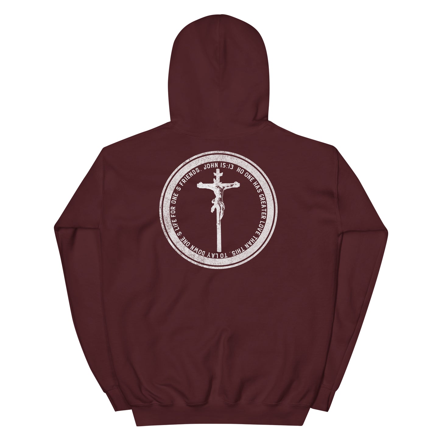 Christ is King - John 15:13 Premium Hoodie