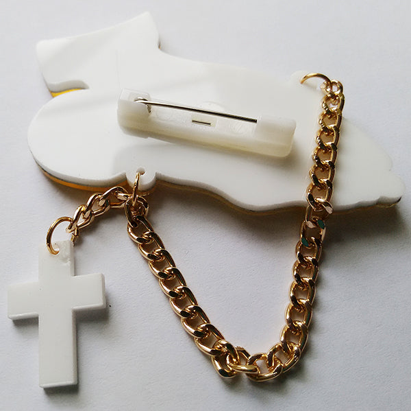 Praying Hands Brooch