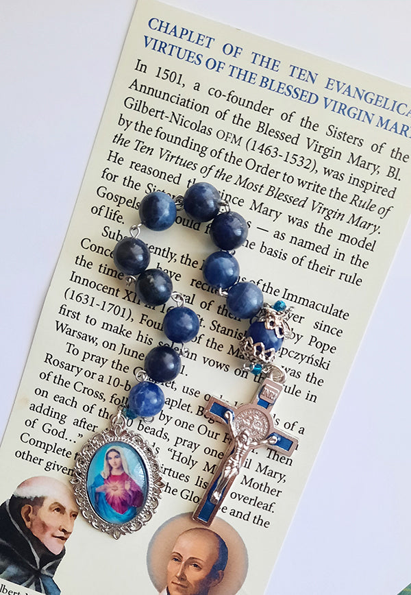 10 Virtues Of Our Lady Gemstone Chaplet