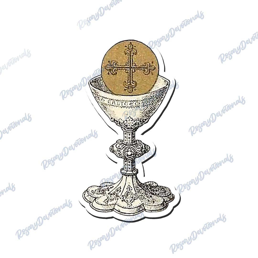 Host & Chalice Vinyl Sticker