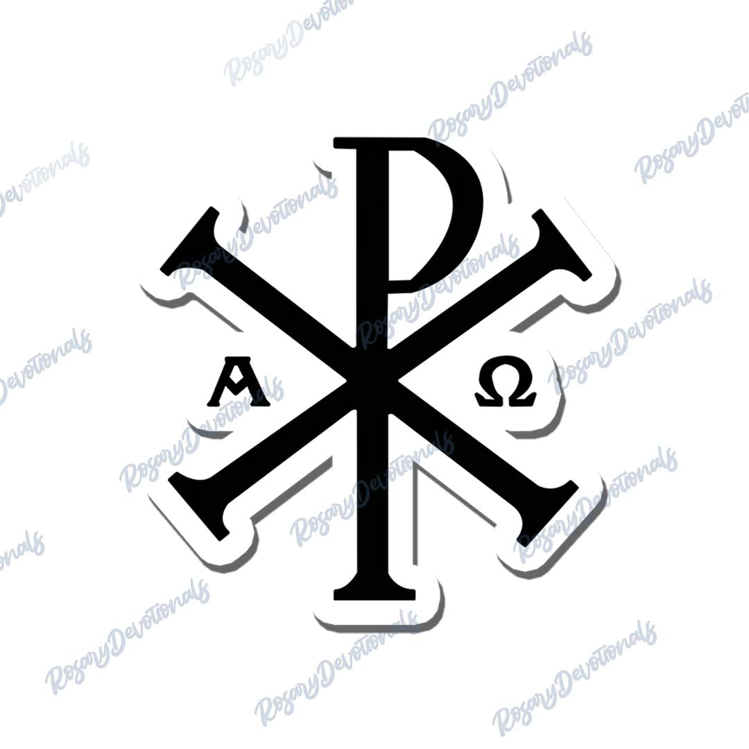 Chi Rho XP Vinyl Sticker