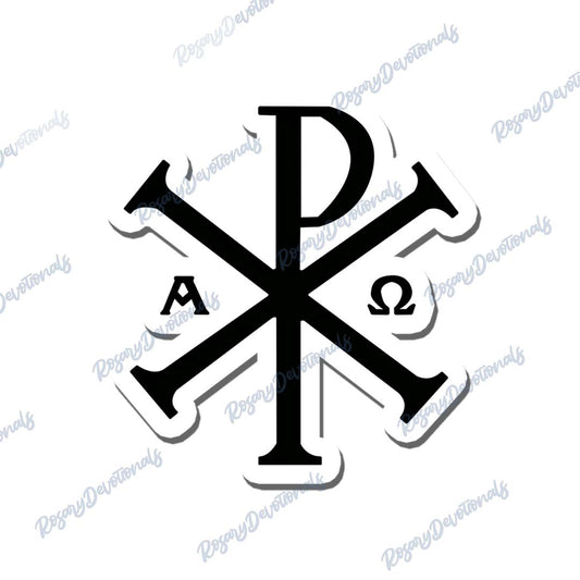 Chi Rho XP Vinyl Sticker