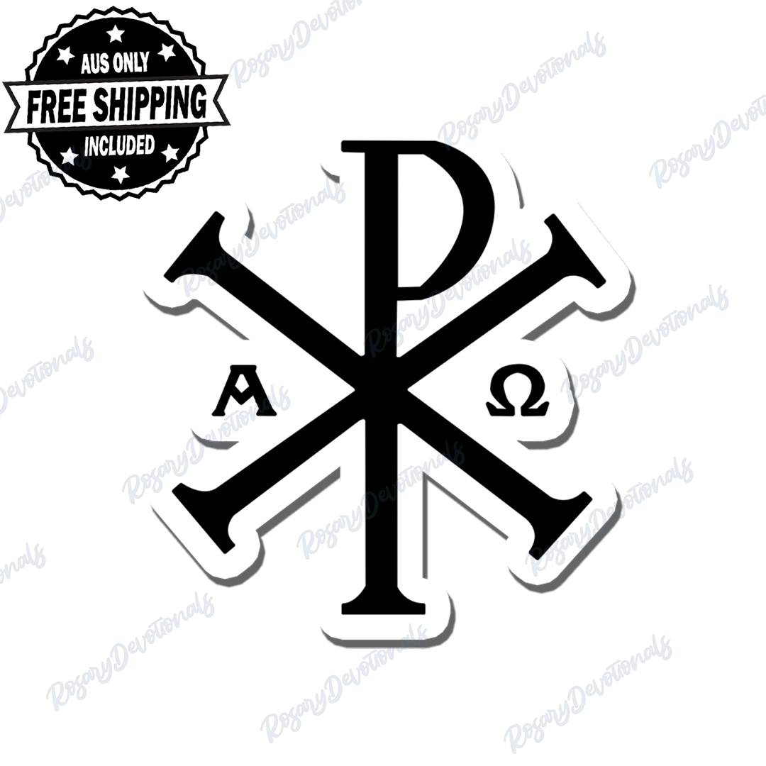 Chi Rho XP Vinyl Sticker