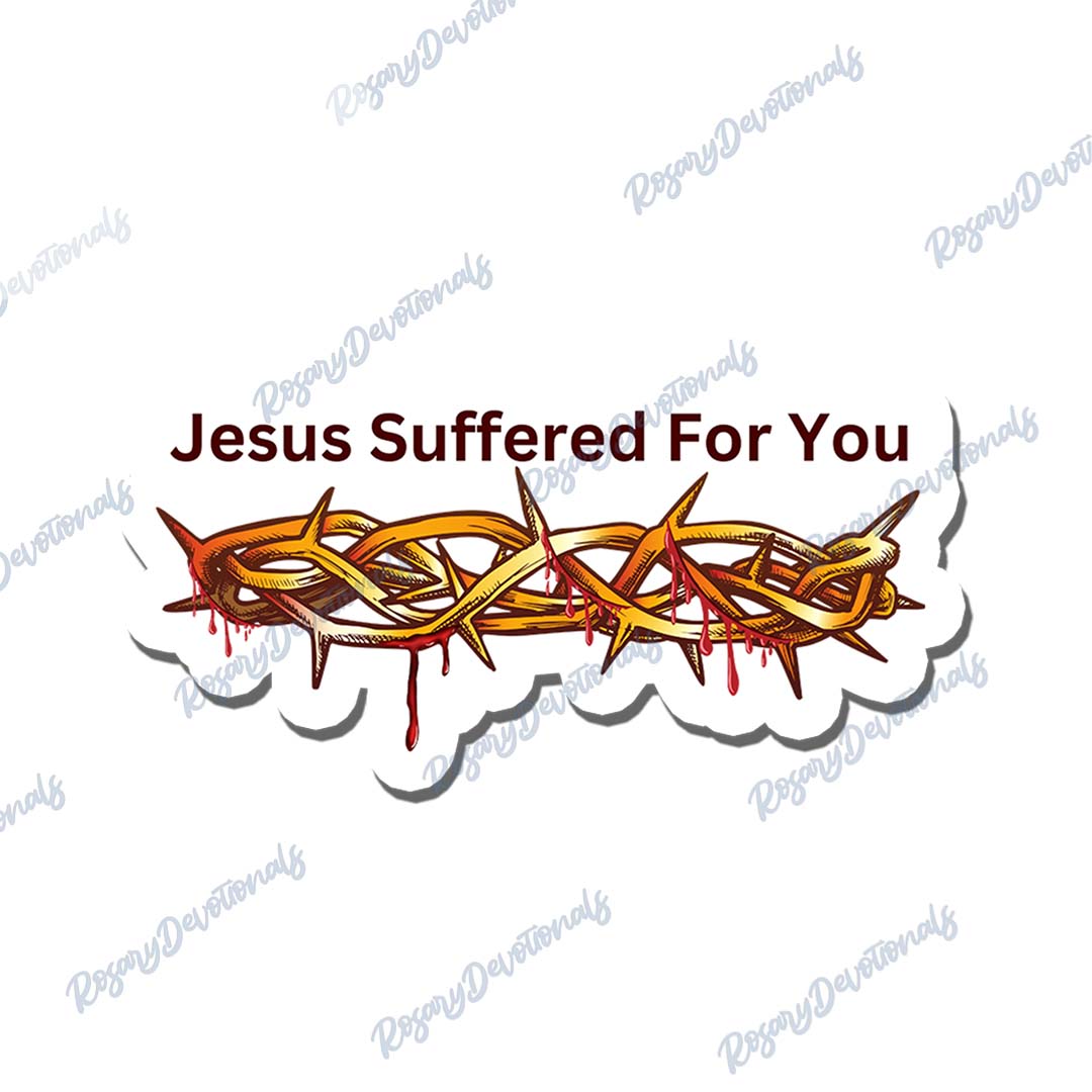 Crown of Thorns Vinyl Sticker