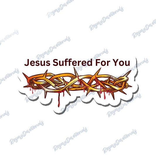 Crown of Thorns Vinyl Sticker