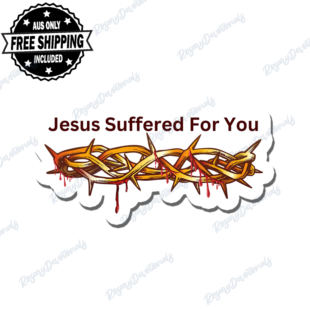 Crown of Thorns Vinyl Sticker