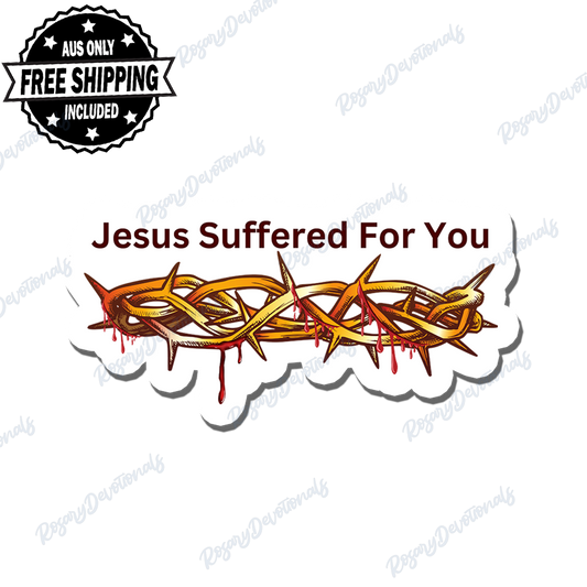 Crown of Thorns Vinyl Sticker