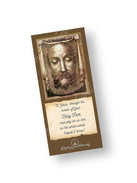 Holy Face of Jesus Prayer Card