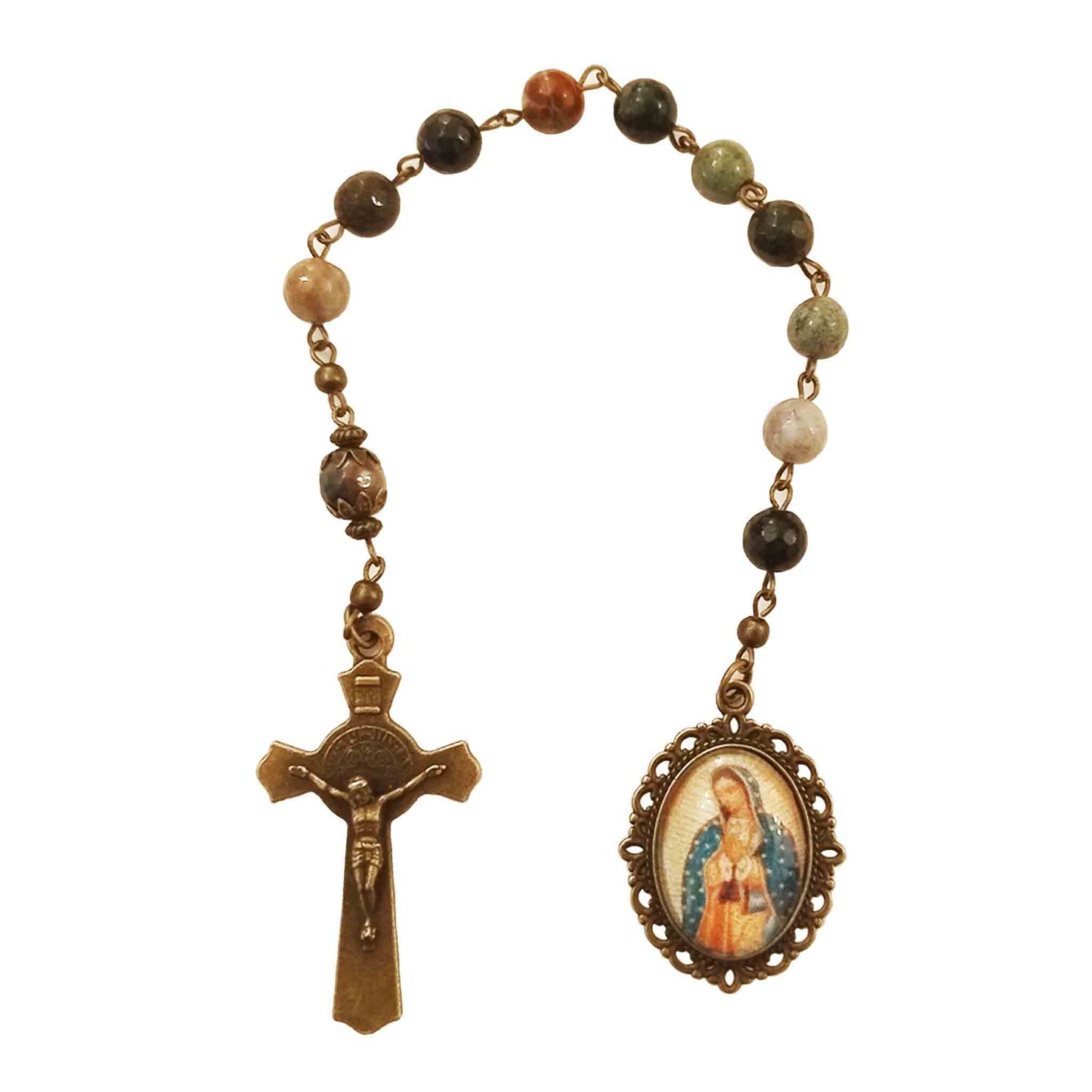 Our Lady of Guadalupe One Decade Gemstone Rosary