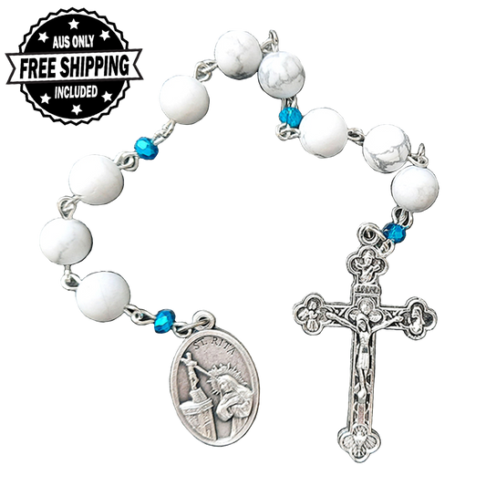 Saint Rita Chaplet Beads