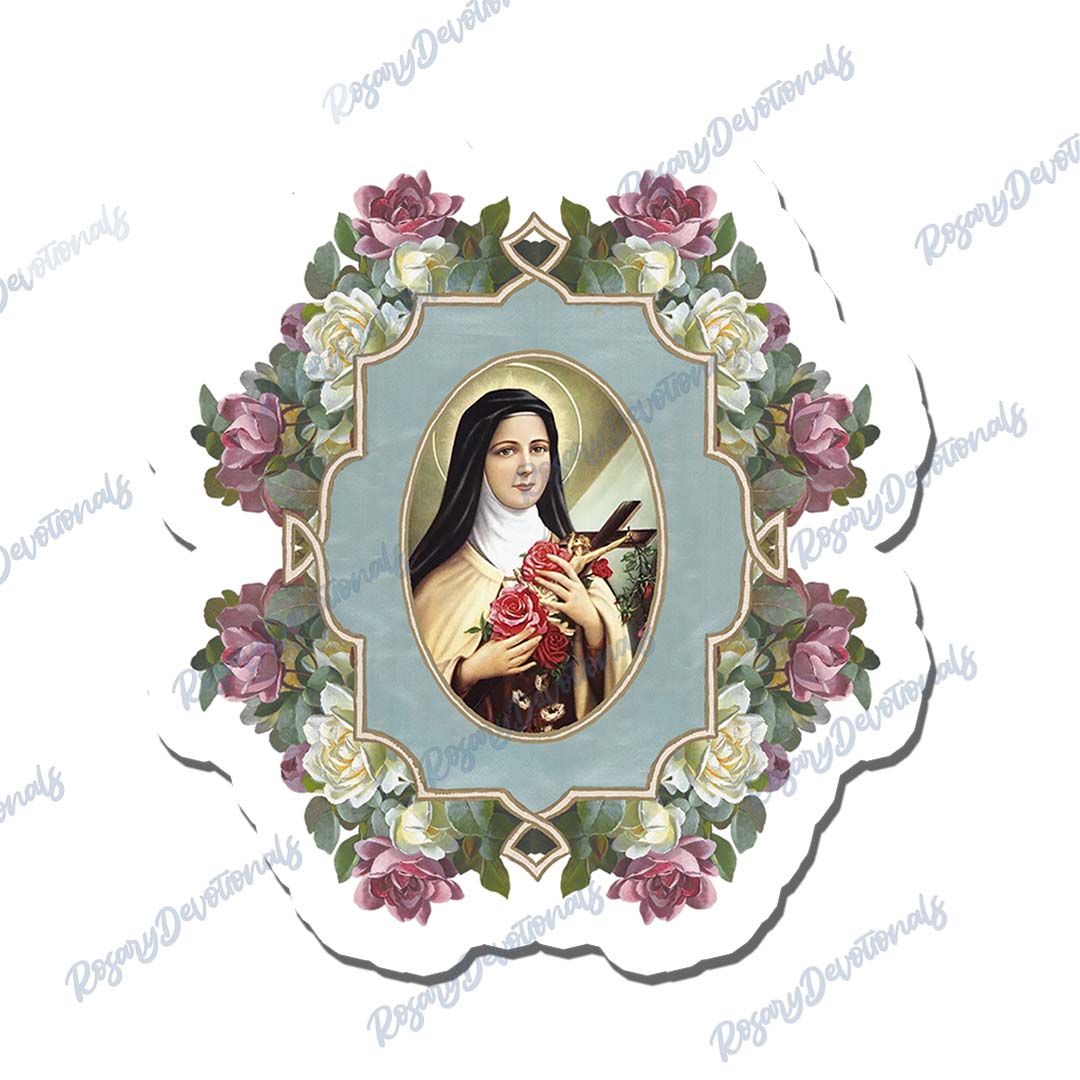 Saint Therese of Lisiuex Vinyl Sticker
