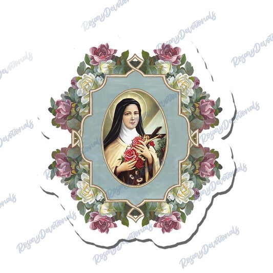 Saint Therese of Lisiuex Vinyl Sticker
