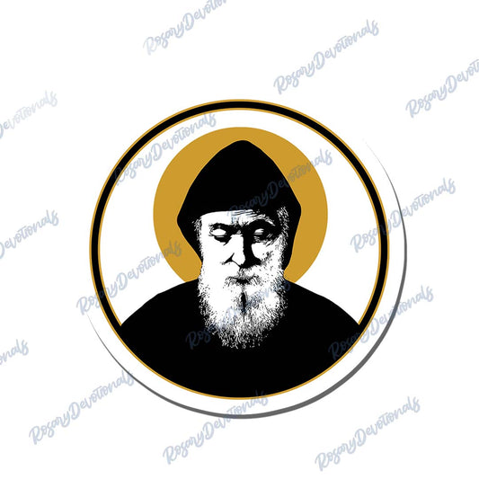 Saint Charbel Vinyl Sticker