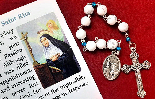 Saint Rita Chaplet Beads