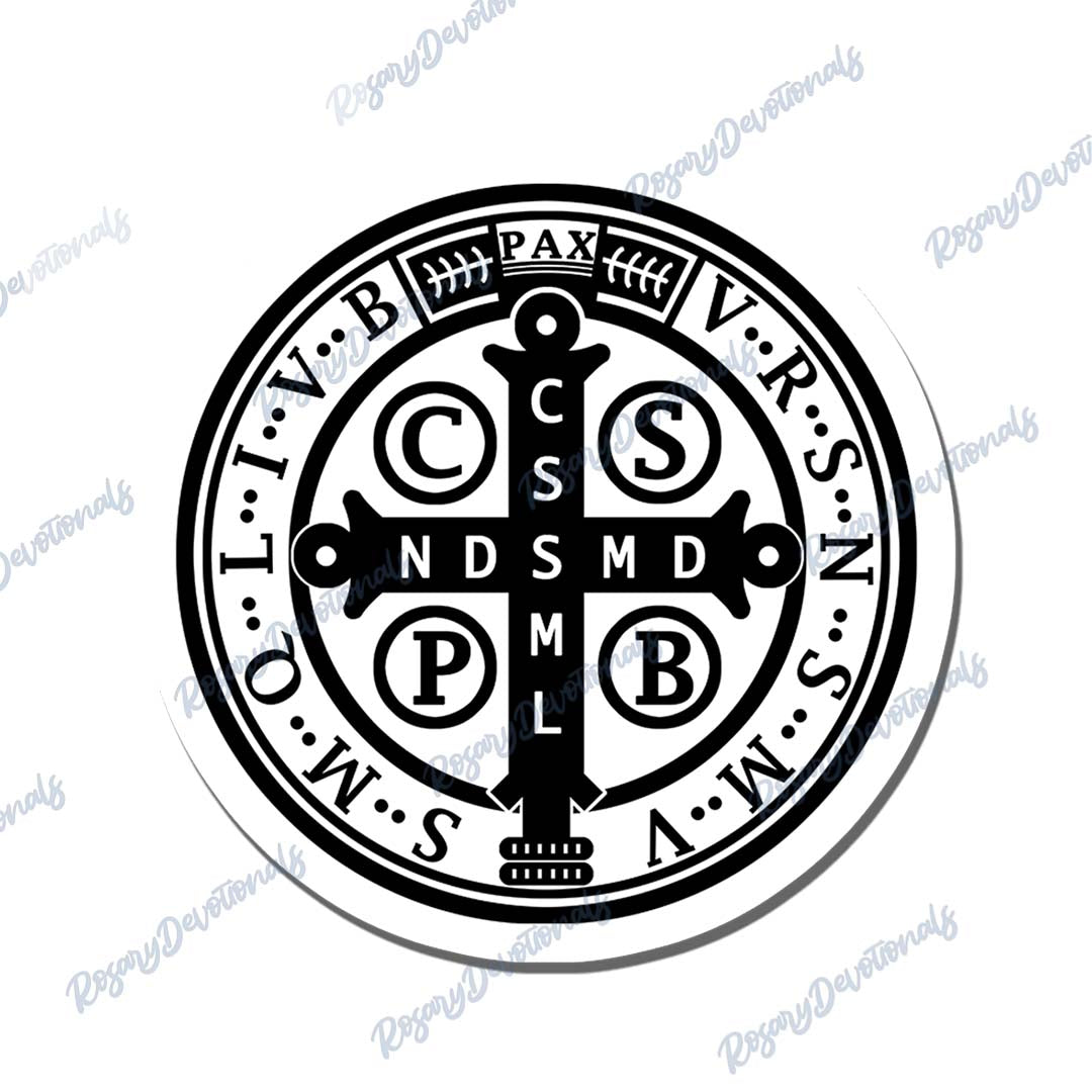 Saint Benedict Medal Vinyl Sticker