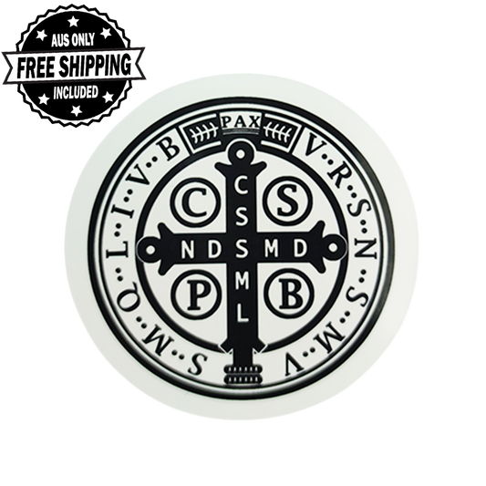 Saint Benedict Medal Vinyl Sticker