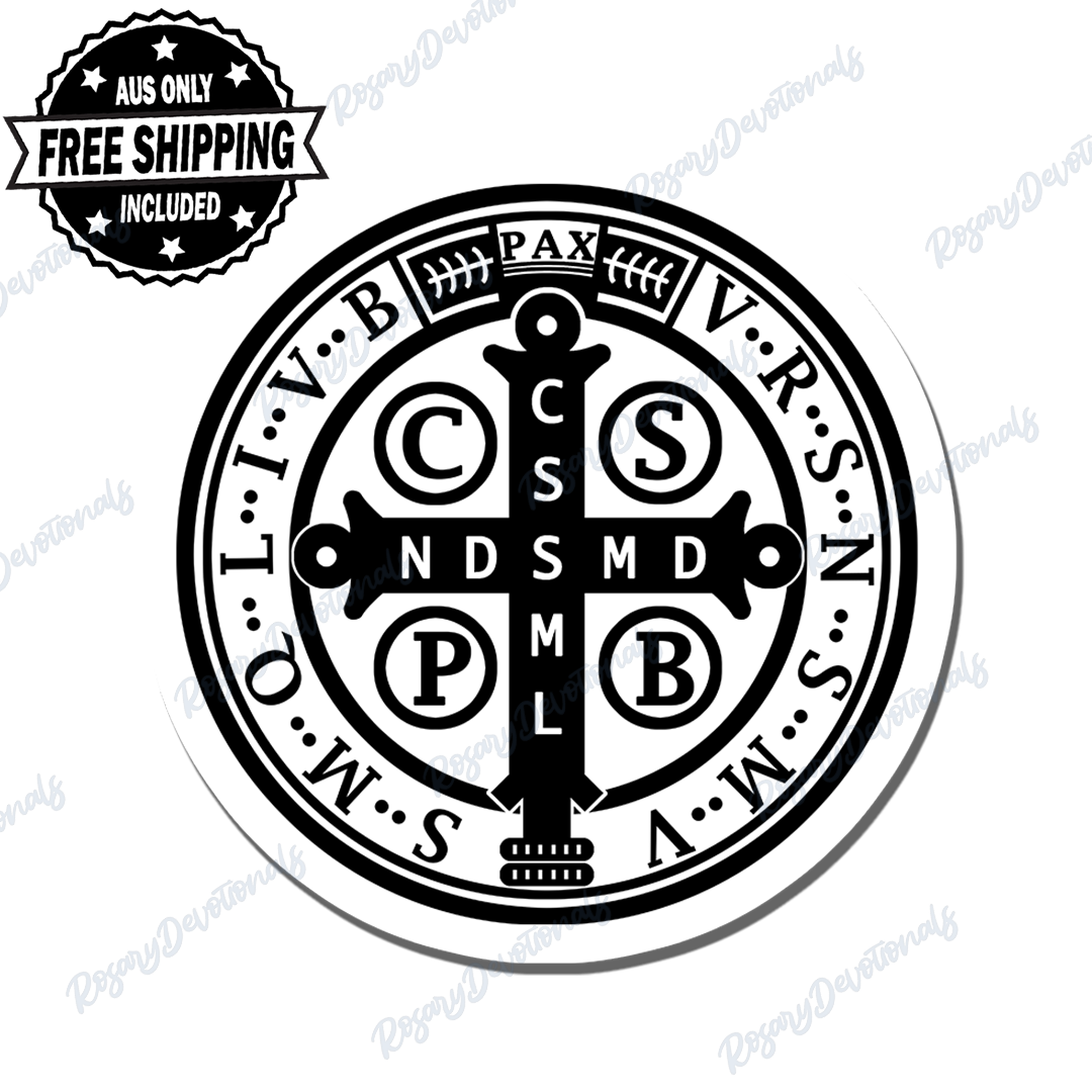 Saint Benedict Medal Vinyl Sticker