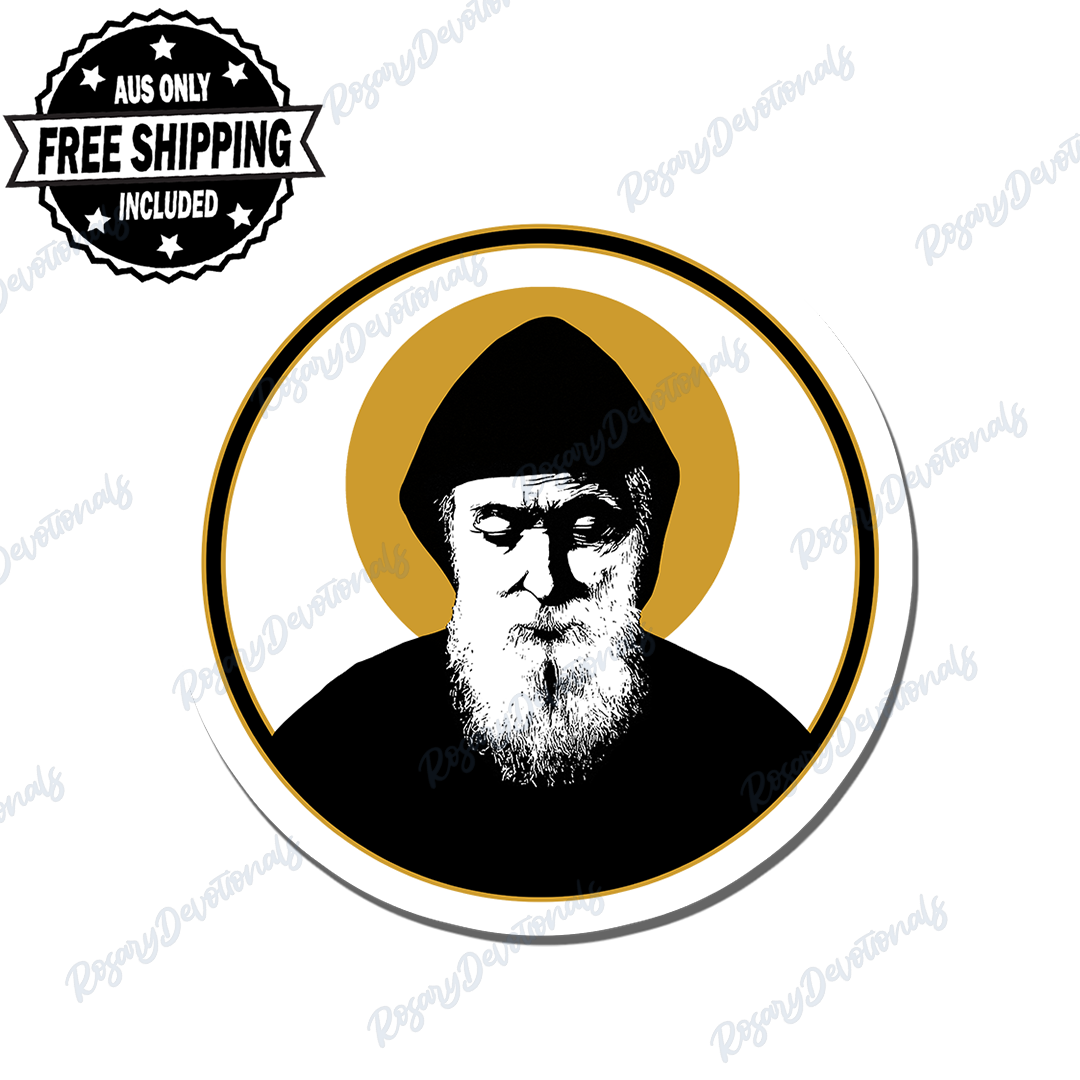 Saint Charbel Vinyl Sticker