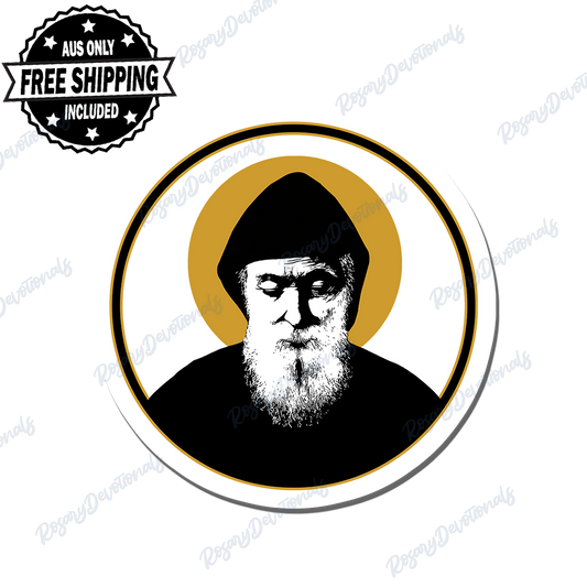 Saint Charbel Vinyl Sticker