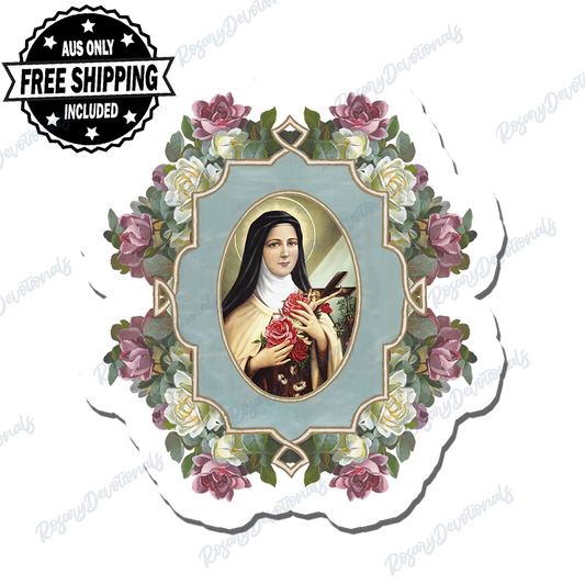 Saint Therese of Lisiuex Vinyl Sticker