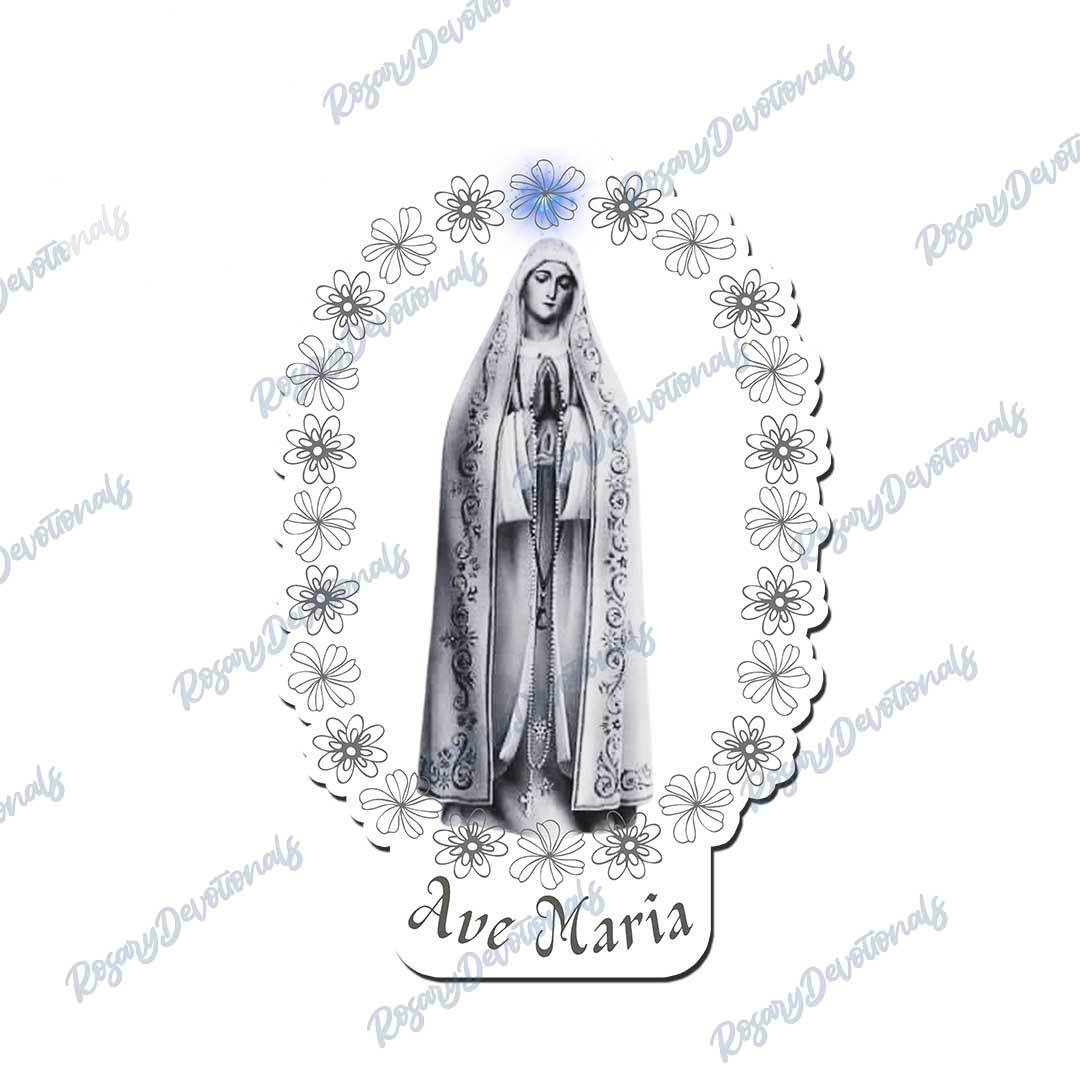 Ave Maria Vinyl Sticker