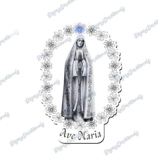 Ave Maria Vinyl Sticker