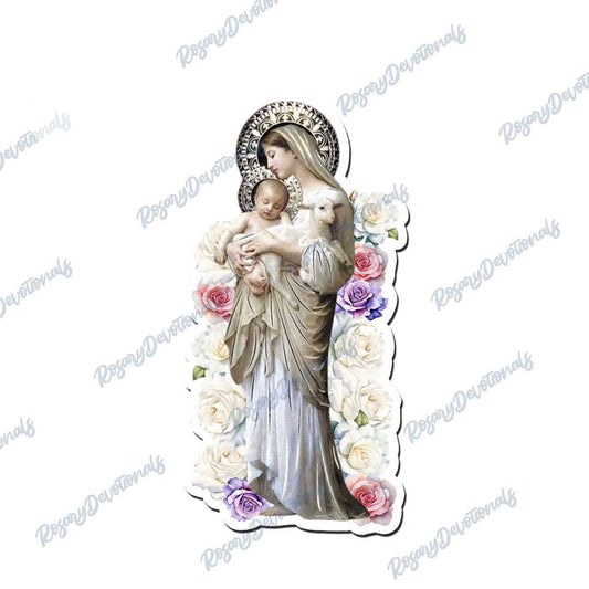 Mary & Baby Jesus Vinyl Sticker