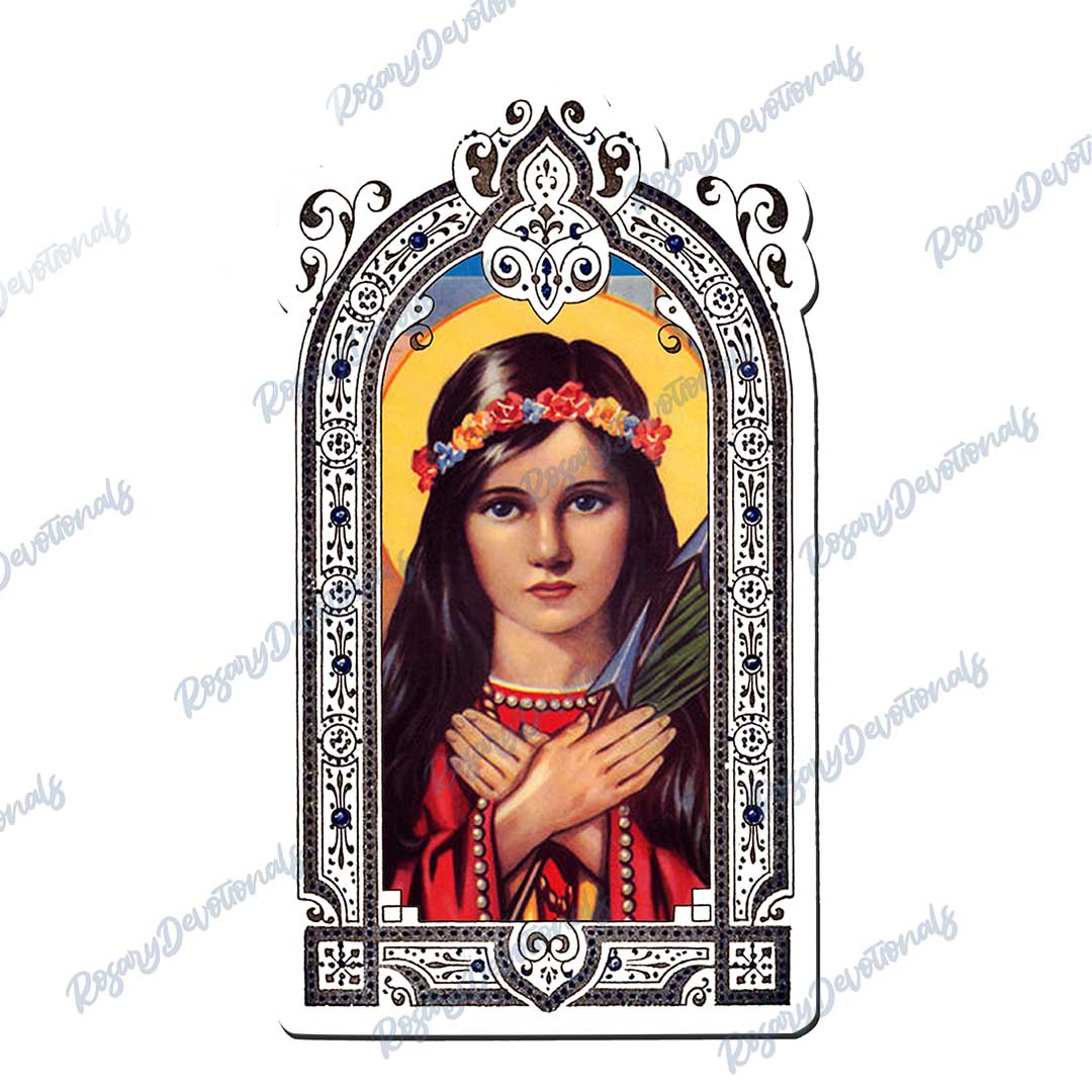 Saint Philomena Vinyl Sticker