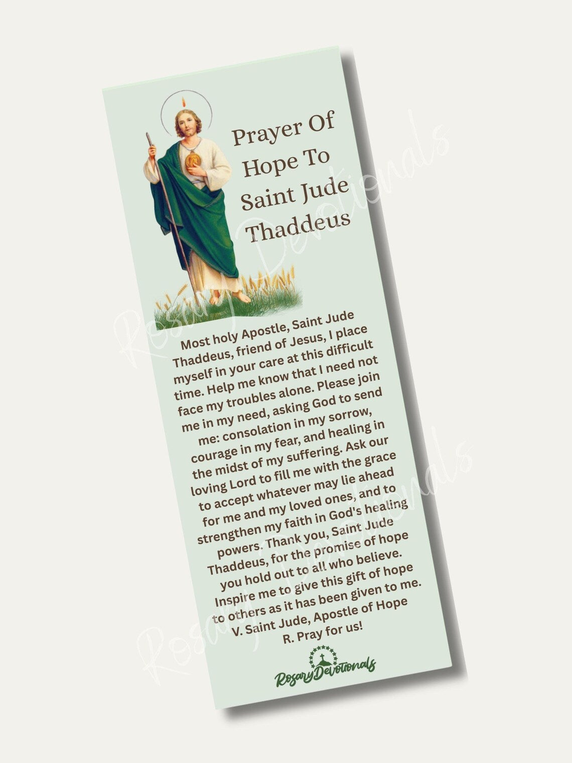 Saint Jude Hope Prayer Card