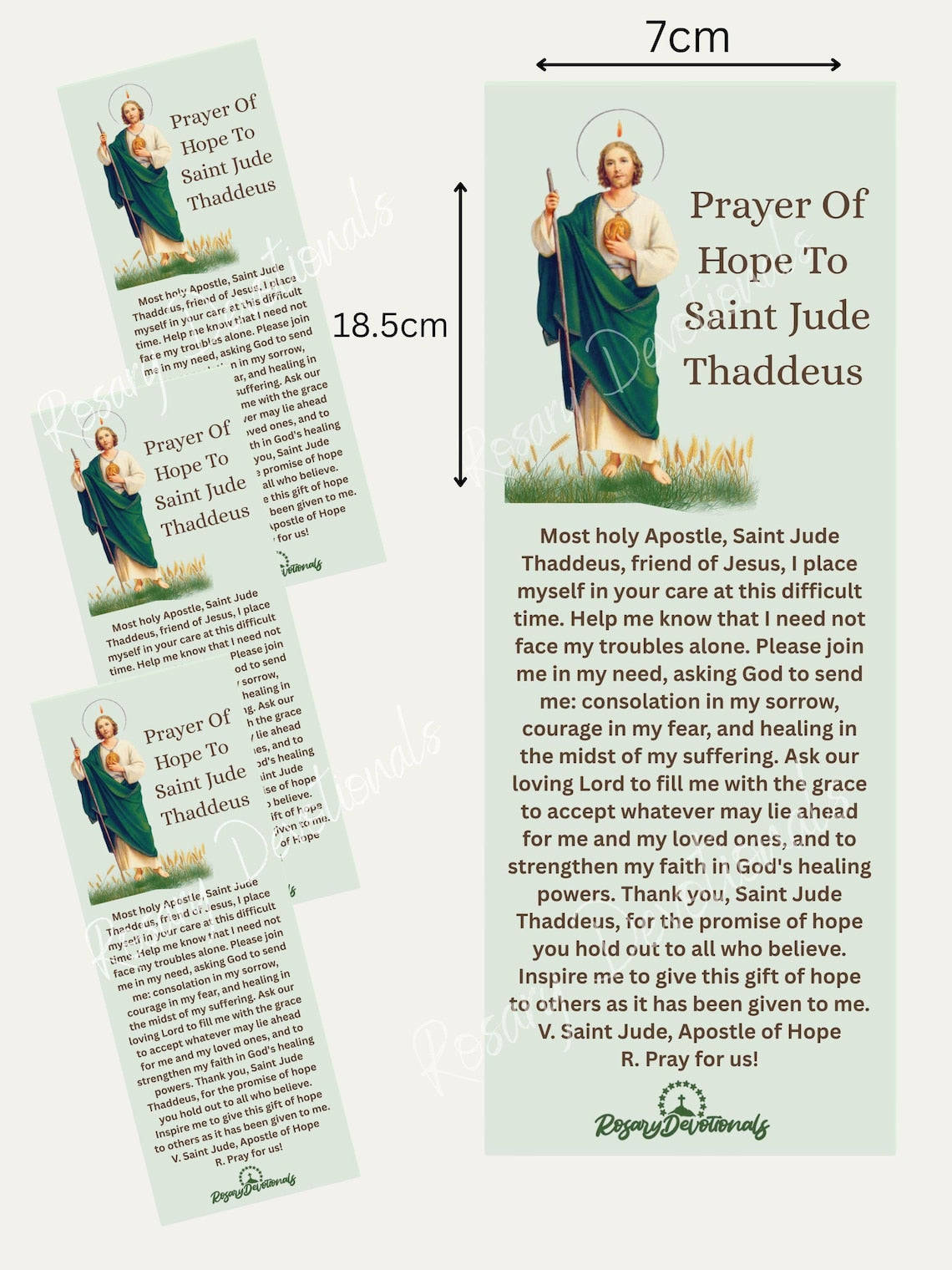 Saint Jude Hope Prayer Card