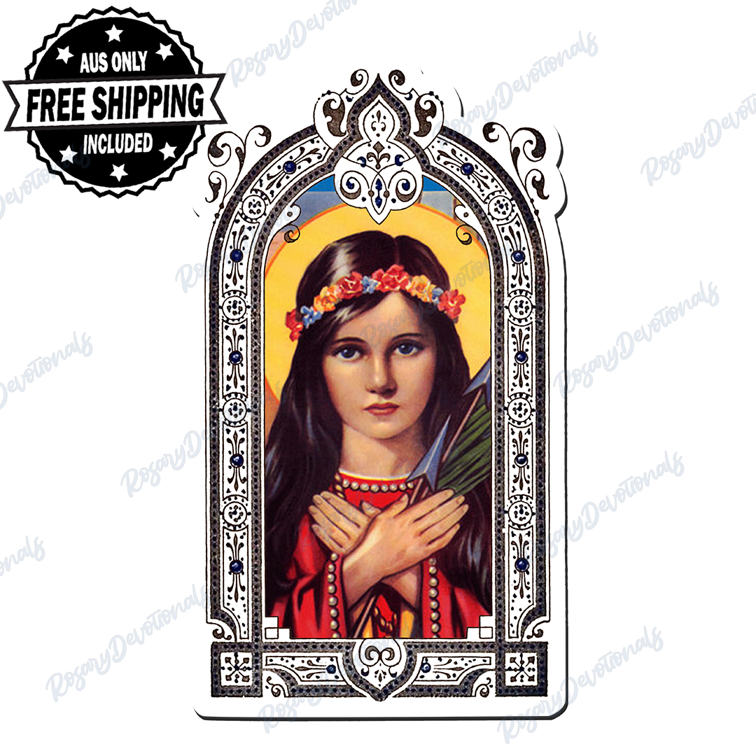 Saint Philomena Vinyl Sticker