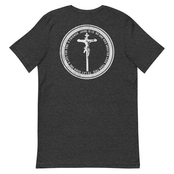Christ is King & Crucifix John 15:13 Premium T-Shirt
