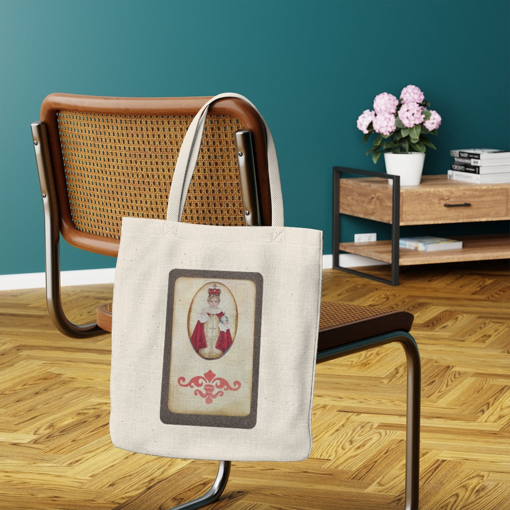 Jesus Infant of Prague Tote Bag