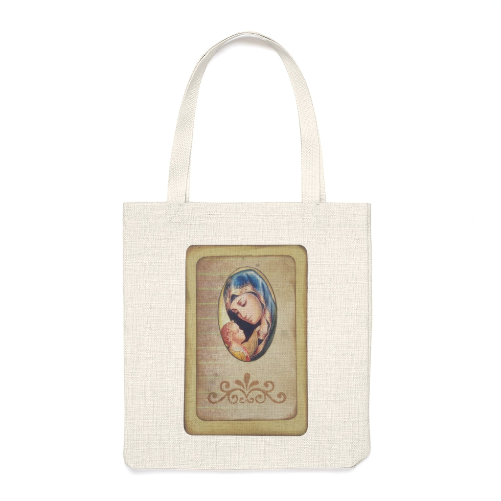 Our Lady with Child Jesus Tote Bag