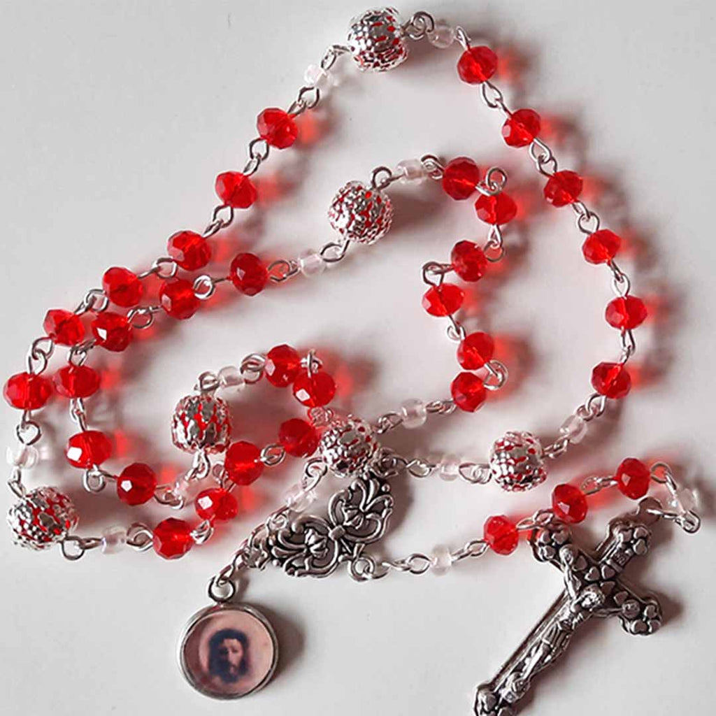 CHAPLET OF THE HOLY FACE - CROSS BEADS