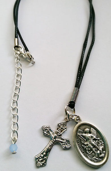 Saint Michael Religious Necklace