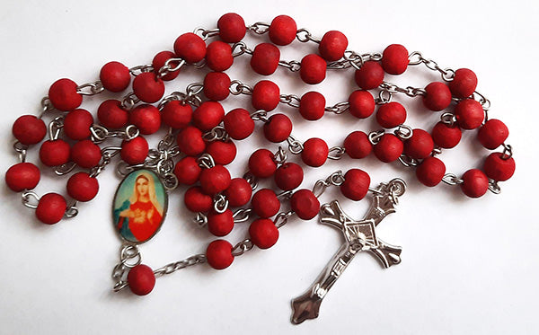 Rose Scented wooden Rosary - 6mm Beads